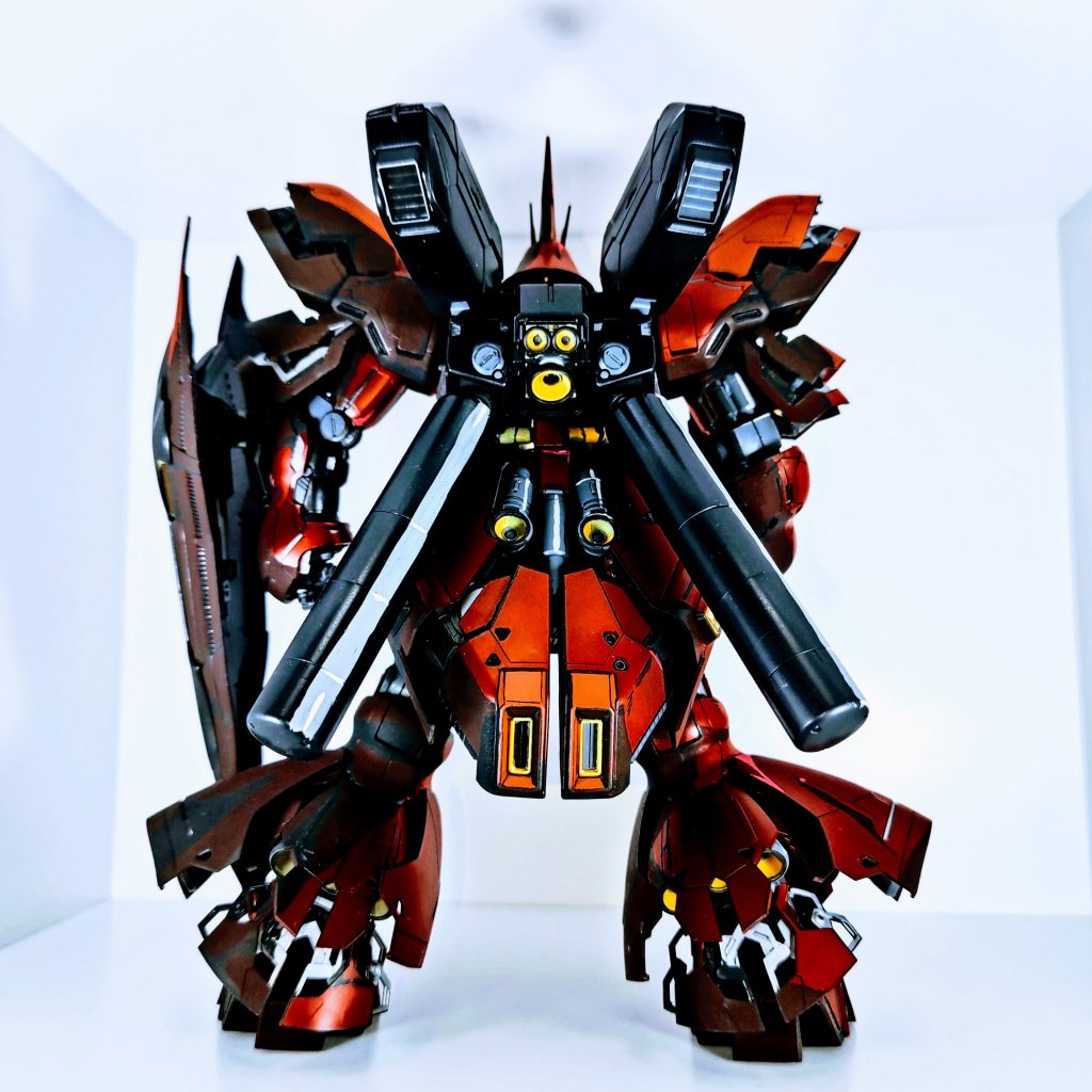 【イラスト風模型】MG サザビー Ver.Ka–6枚目/制作者：tkt