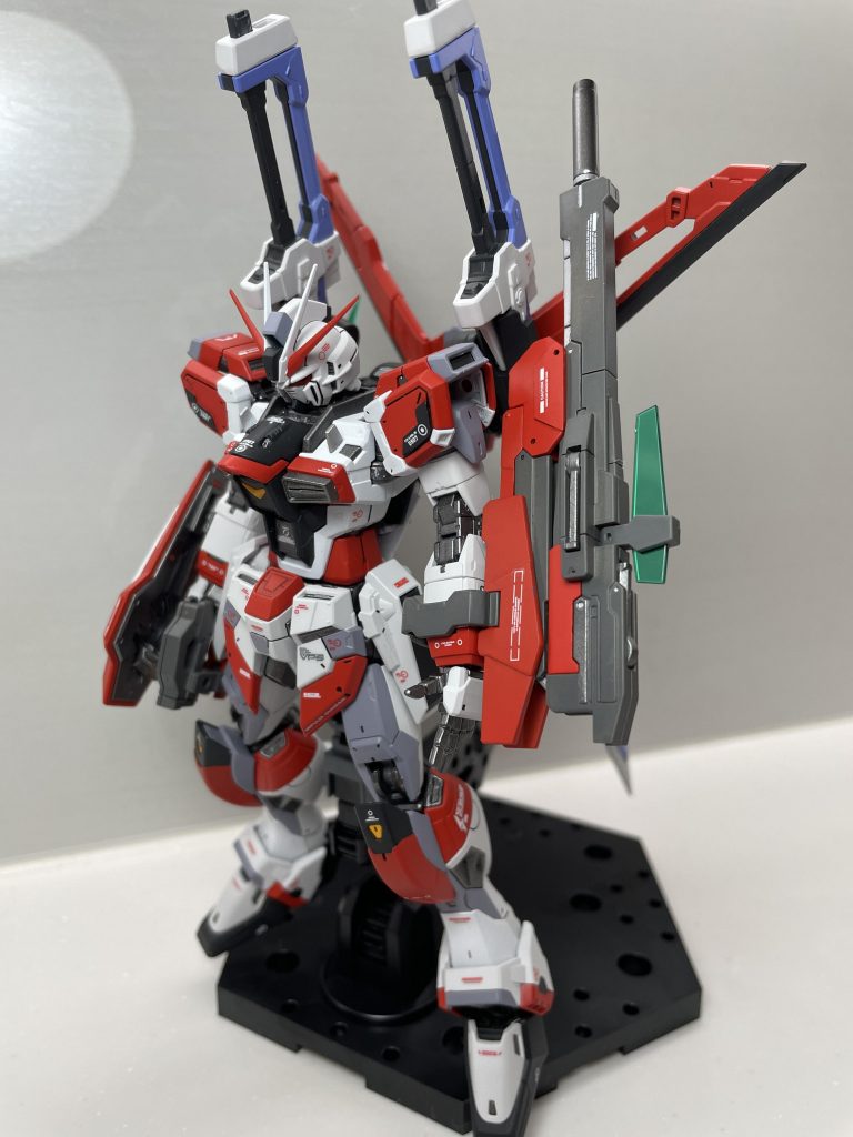 追加武装装備。だいぶボリューム増しました。
