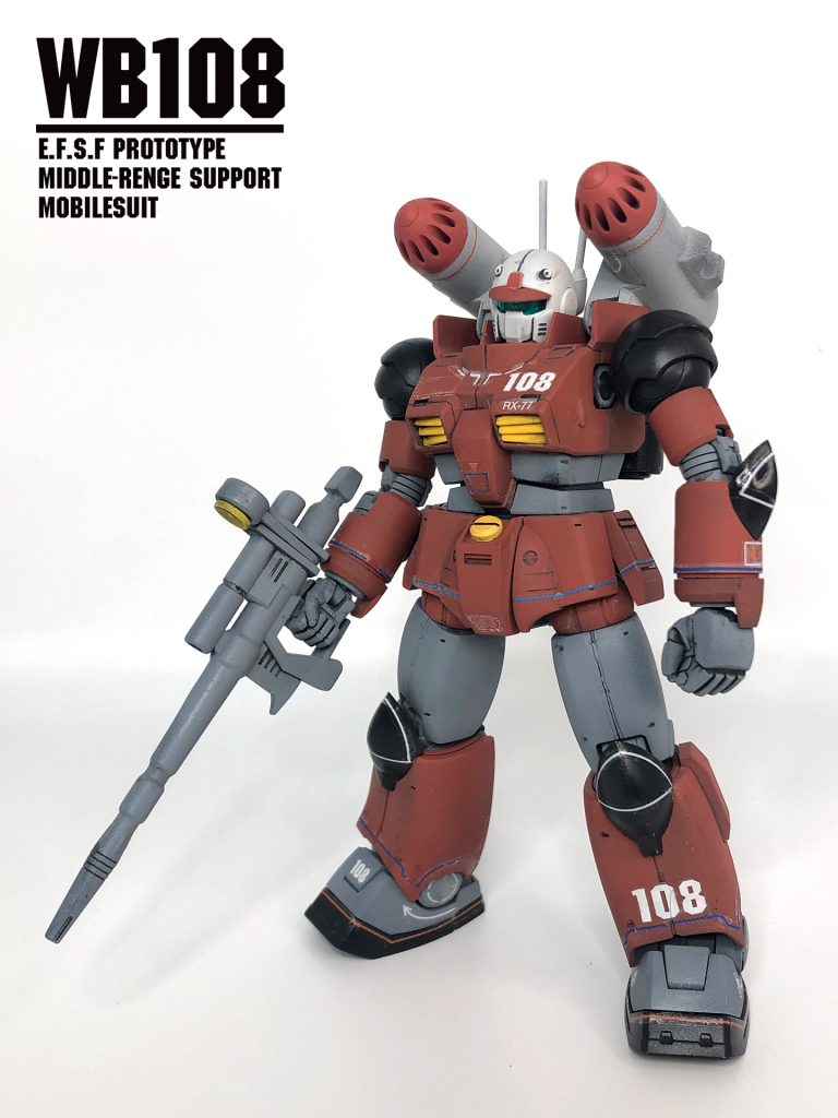 スプレーミサイルランチャーも流用できました。ご覧頂きありがとうございました。