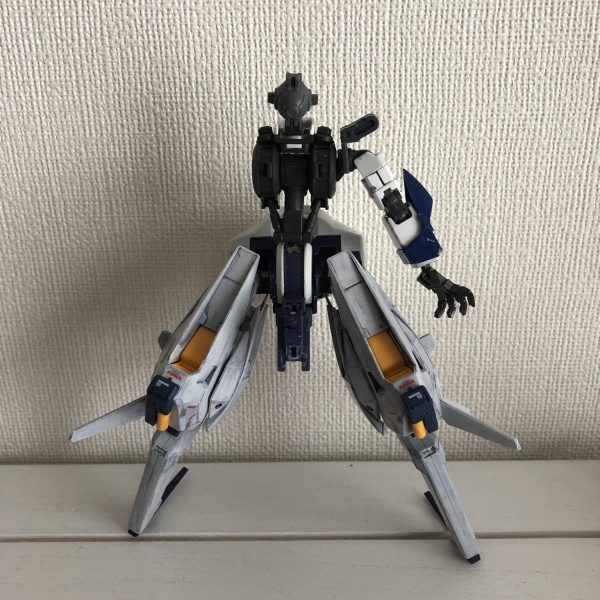 ガンブレモバイルの自機を実際に作りたいけど、RGのバンシィと天ミナ全然ない笑(バンシィはブックオフにあったけど、頭しか使わないしなぁ…)（2枚目）