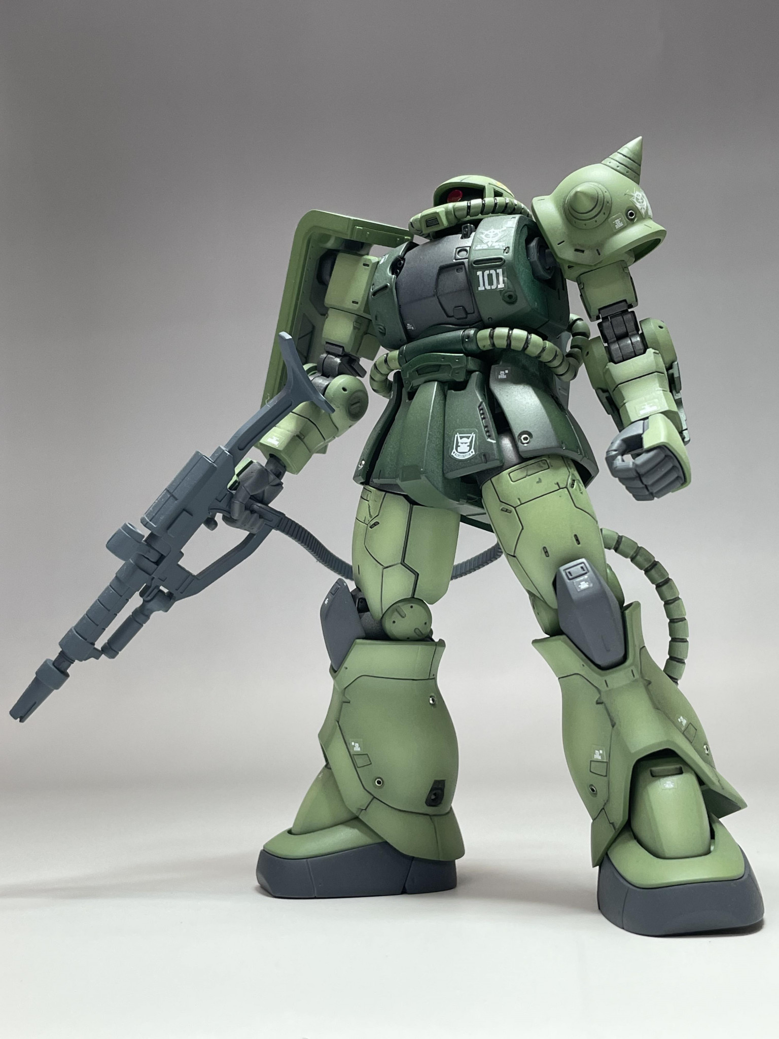 HG MS-06C-R6 ザクII（デニム機）｜ステテコさんのガンプラ作品 