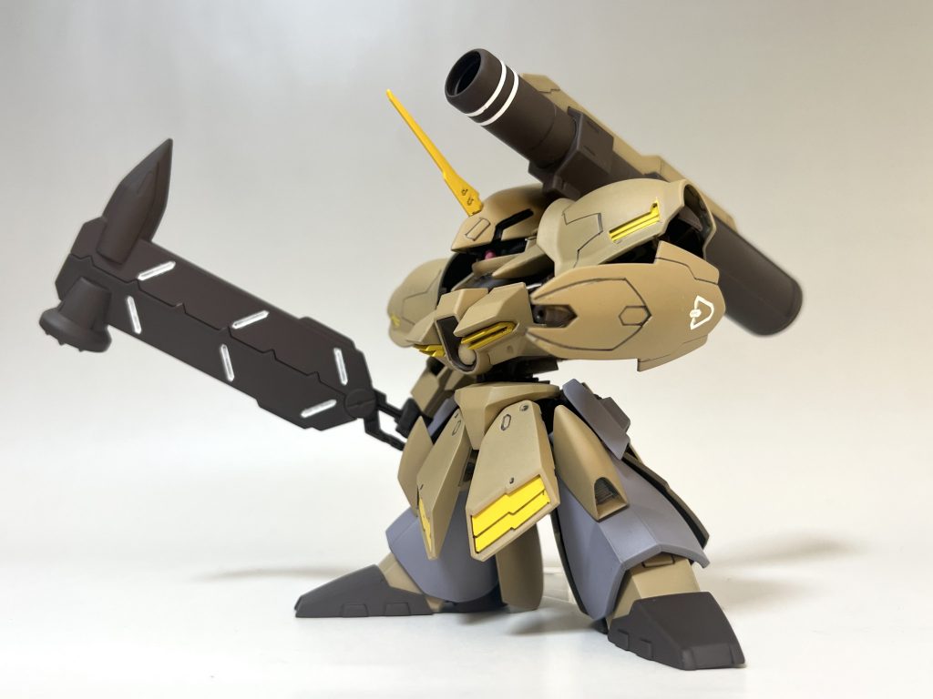 そして榴弾砲射撃ポーズ！！ SDにまとめると塊感が出て重装甲で鉄に血が通ったように見えますね（笑）ありがとうございました！