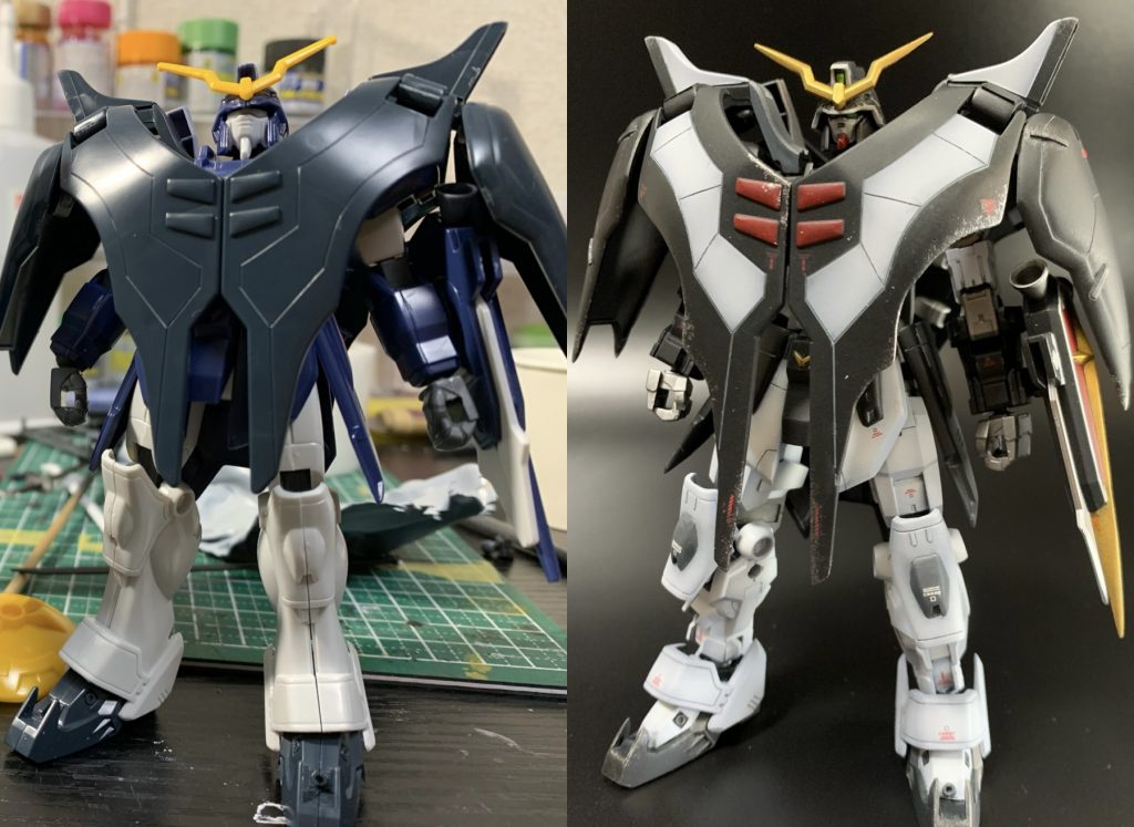 アルトロンの時やるの忘れてました。元キットとの比較です。30MMベースの改造はまりそうです。