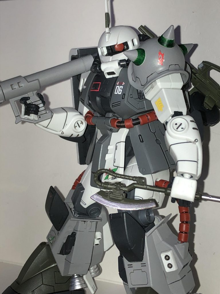 武装全乗せスタイル好き、動力パイプ赤く塗るの初めて