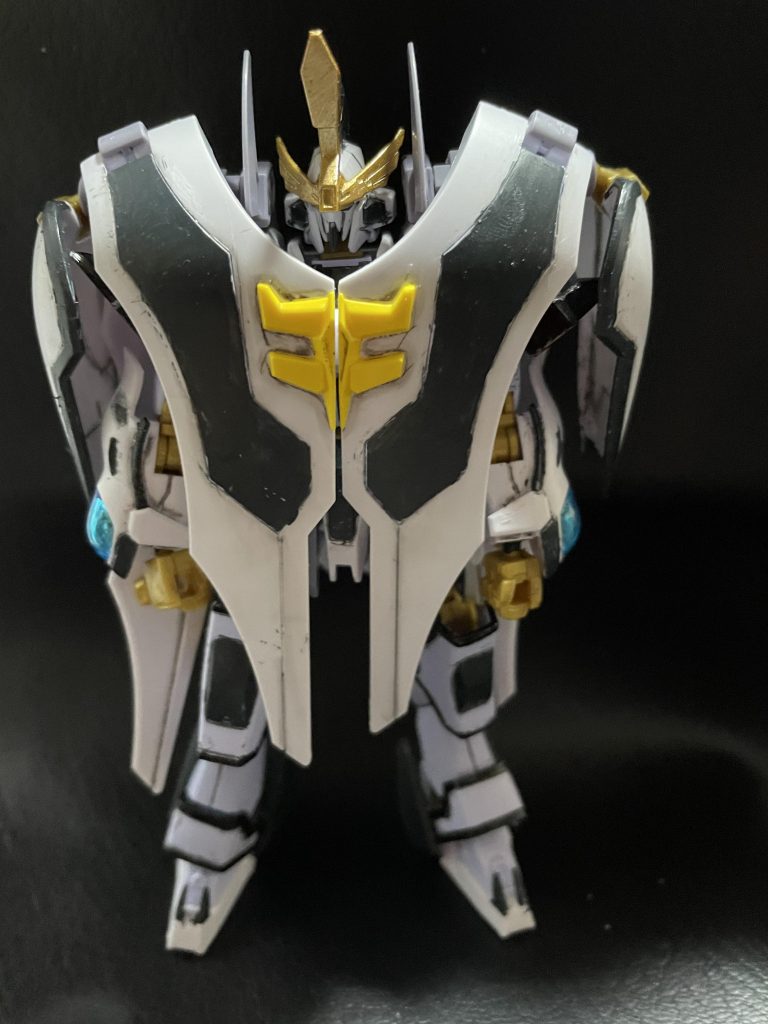 アクティブクローク閉じてる状態ですカラーは部分塗装してます。水性アクリジョンでネイビーブルー、金、メタルブラックで塗装してます😊