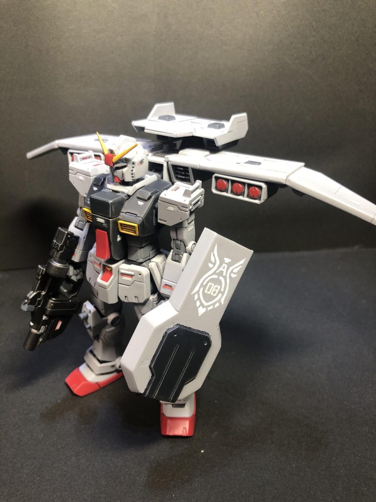 コンテナがコルベットブースター風に変形。内部にミサイルポッドを設置しました。