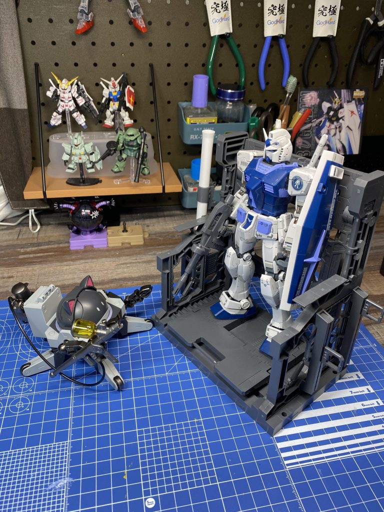 マスコットキャラ的な感じで今後プラモ製作をお手伝いしてもらいます(^^)