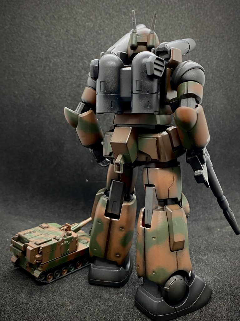 RX-77-2 ガンキャノン 陸自迷彩–2枚目/制作者：Kick