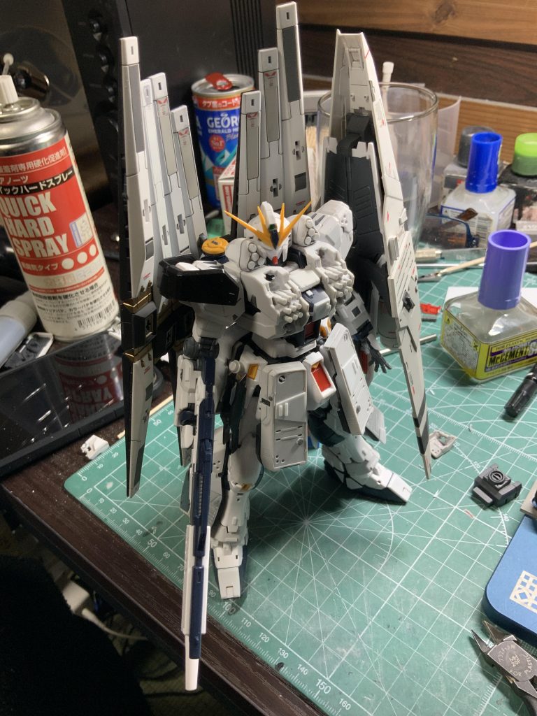 見えてきた頃。塗装で1週間かかりました( ๑•̀ω•́๑)