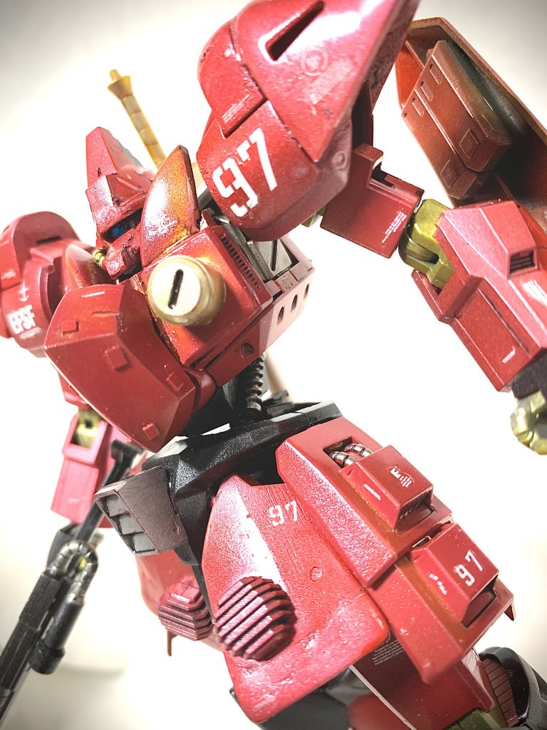 肩の接続を上下逆にして