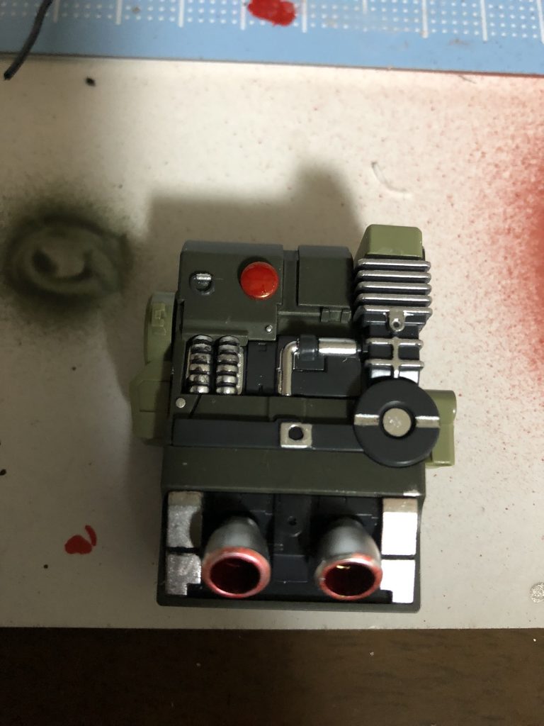 バックパックこんな塗り分けたの初めてかも