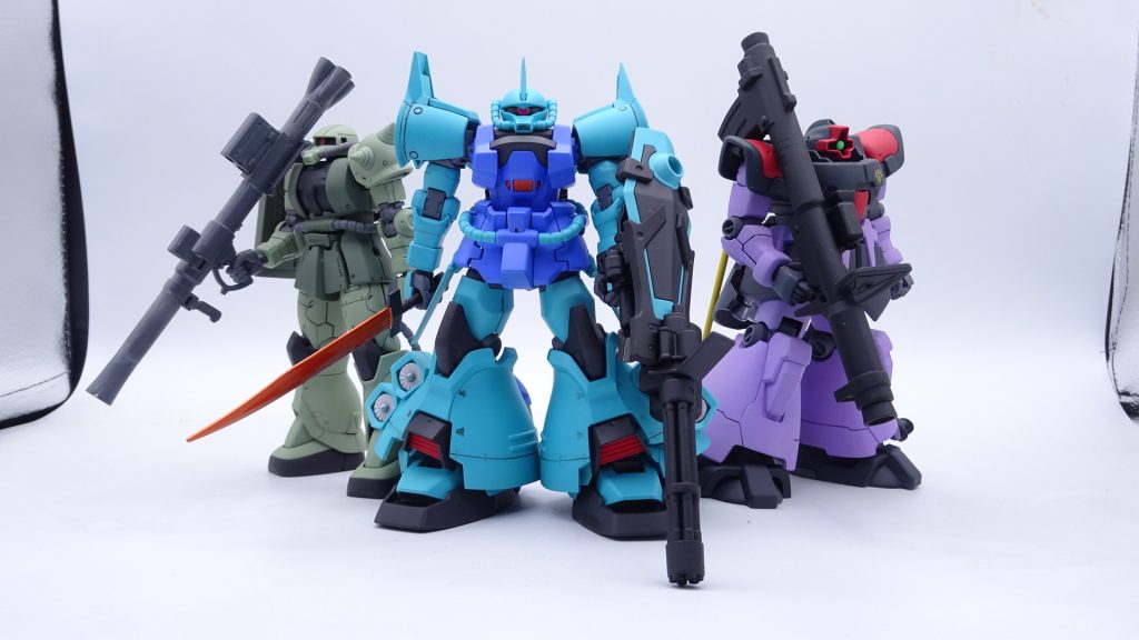 ザクⅡとドムトローペンと合わせて撮ってみました