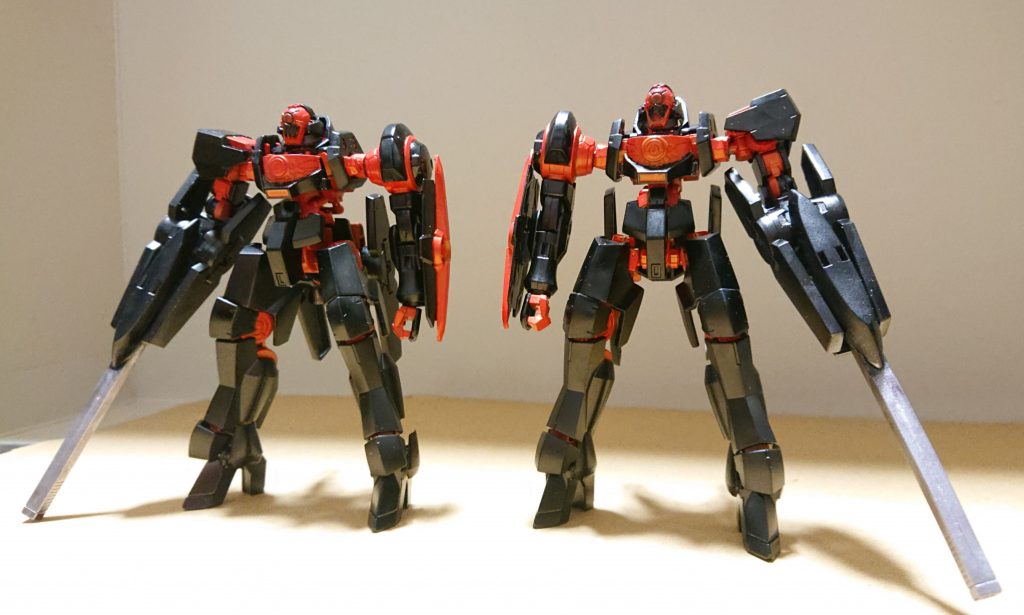 『キュクロプス・ガード』デッドキュクロプスの僚機。グレイズをベースにジンクスⅢのパーツとBUGの頭部を使用してミキシングしました。