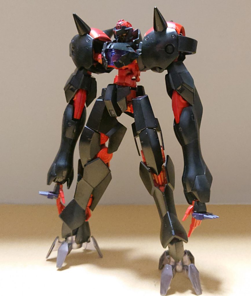 グレイズアインをベースにガラッゾ、ウヴァルのパーツでミキシングし、サフとマーカーエアブラシで塗装しました。