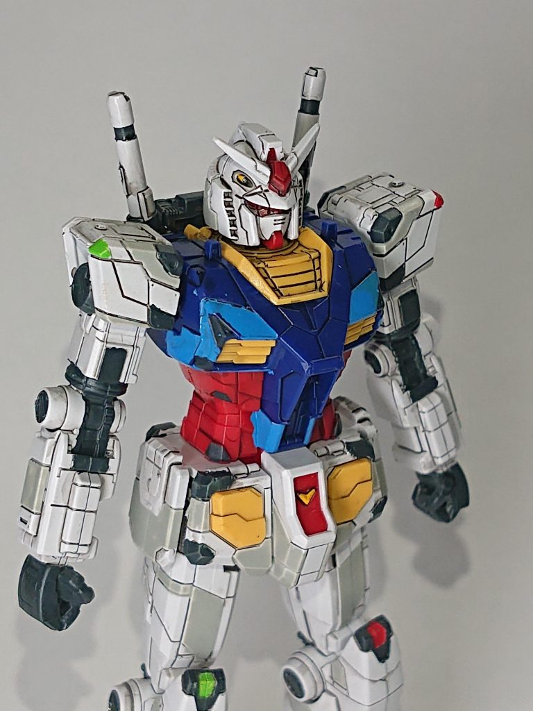 小さいキットなので余計はみだしが目立ちますね・・・筆塗り苦手なのでよい経験になりました。