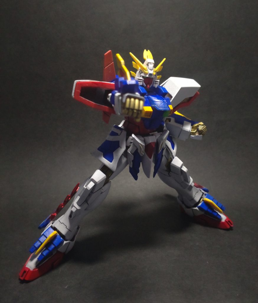 正拳突き!!モビルファイターと言えば、この技でしょう。