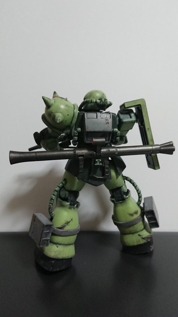 自分なりに筆塗りの割には最終的には良くまとまってくれたかと思います。濃い色で塗った時は少し心配でしたが