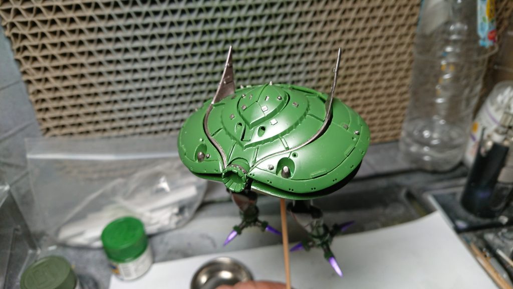 塗装後のデカール貼る前