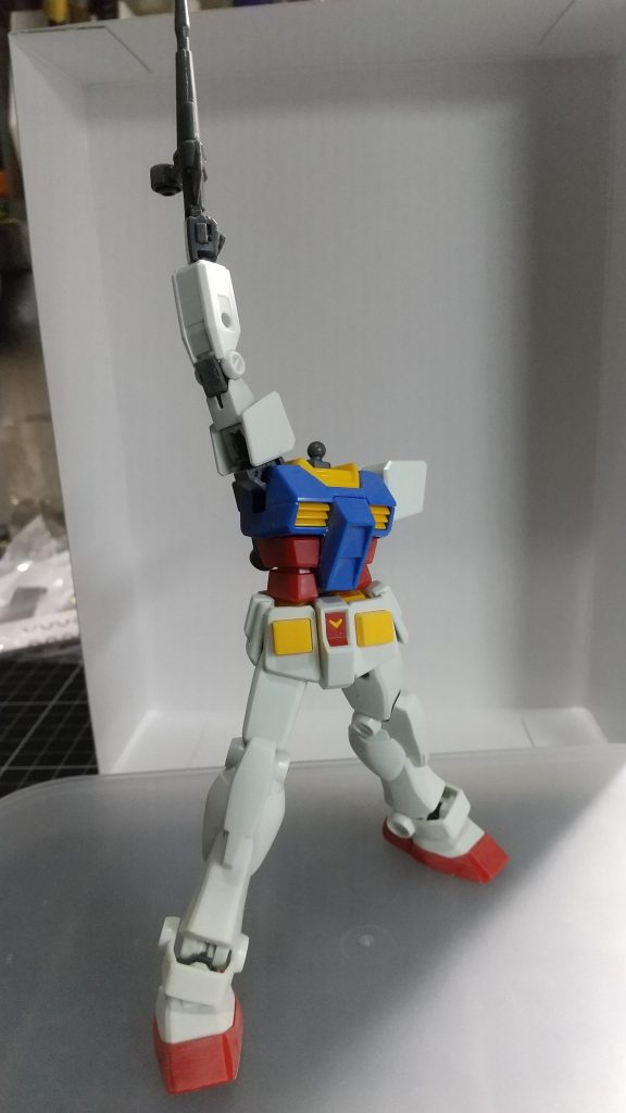 仮組、ポージンク決め 