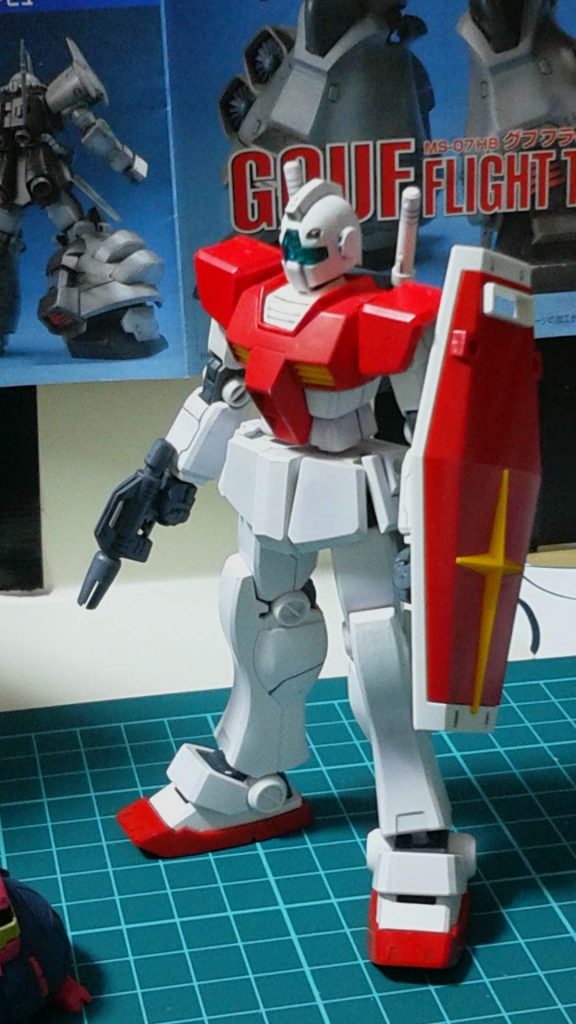 まだこの時はARMS GALLERY発掘前でHGUCのスプレーガンは残ってますね。