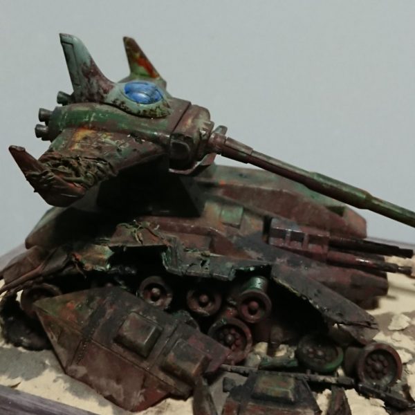 マゼラアタック大破