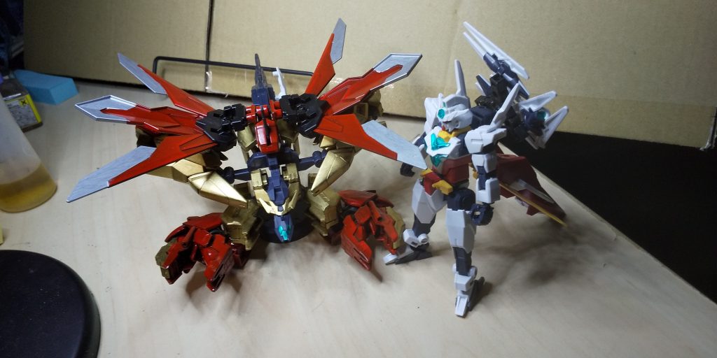 コアガンダムとスペリオルアーマー１