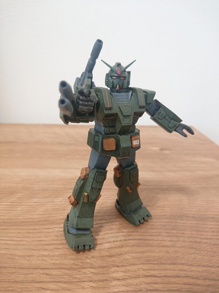 旧キットといえども結構動きます。