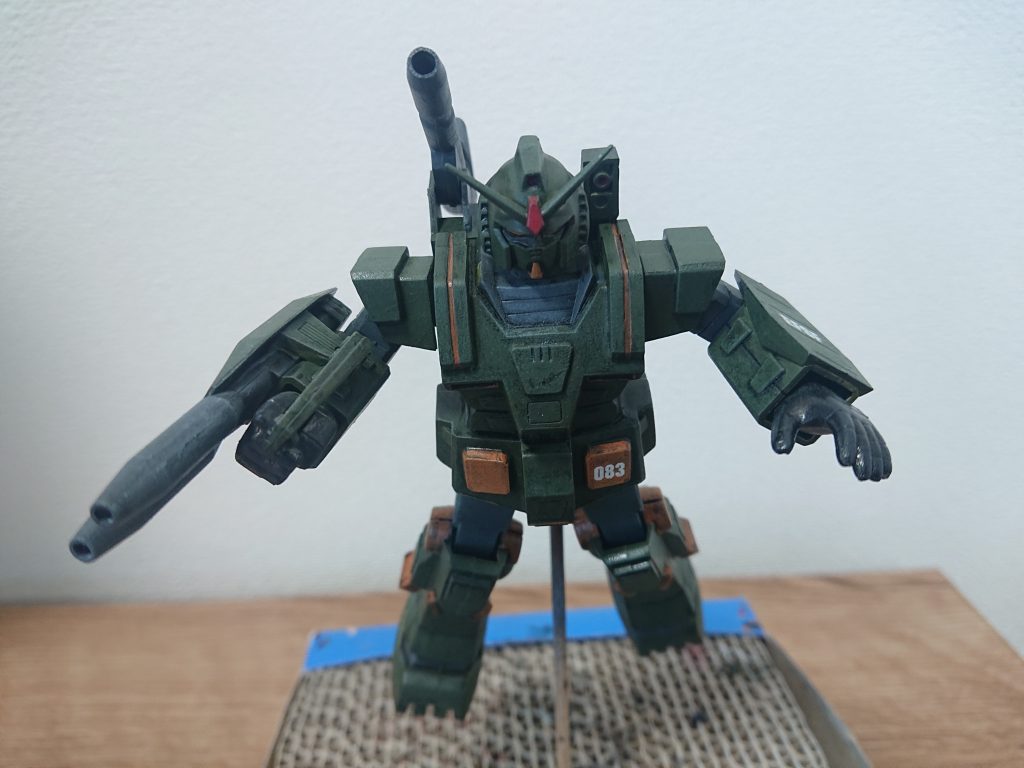 今、ガンダム部隊との壮絶なる戦闘へ❗この後、ジョニーはくるくる回って吹っ飛ばされるんすよね…扱いの酷さよ…(*_*)