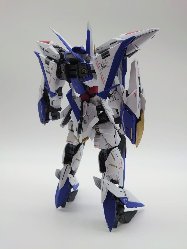 バックショット頭部のウィング部を一部ブルー系で塗装したのはお気に入り。