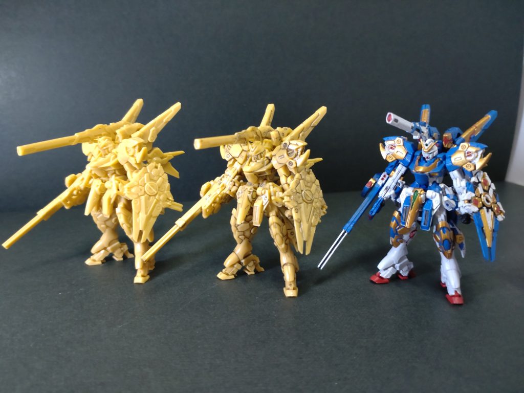 無塗装、墨入れ、全塗装