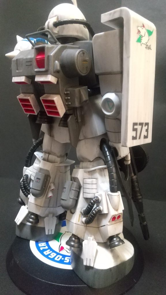 旧キット シン・マツナガ06RザクⅡ 1/100–4枚目/制作者:たぼ