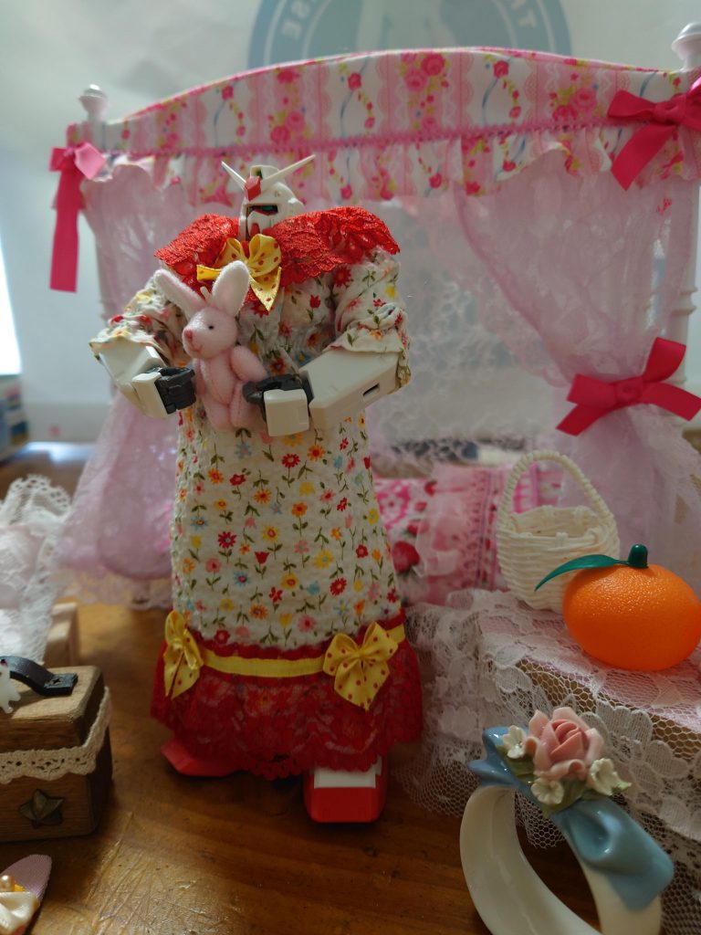 みかんが大好物です🍊墨入れはしていません。デカールも貼っていません。兵器感を出さない様にしました。