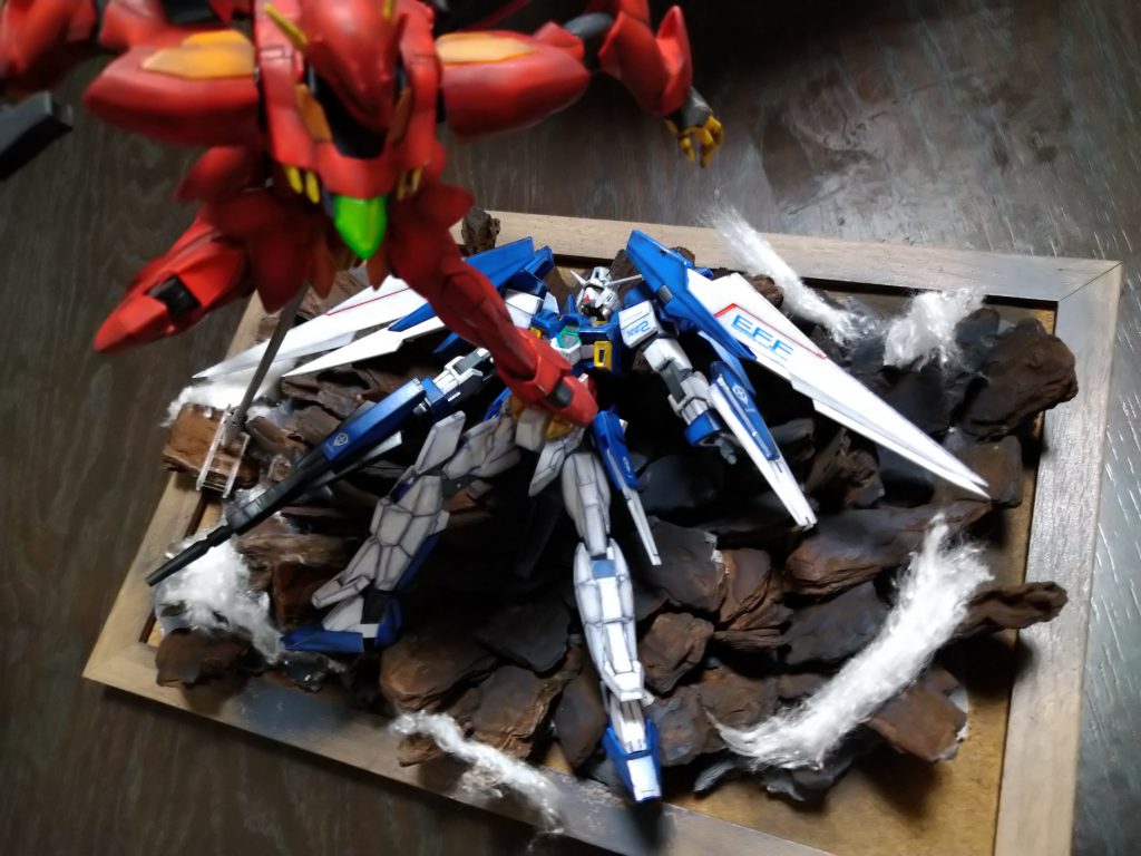 少し引いてヴィネットは百均で材料(バーク、フレーム、粘土)を揃え、30分で出来ました。綿は以前買ったサプリメントの瓶に入っていたものですゼイドラは前回投稿したので興味がありましたらしいそちらをご覧ください以下はAGE2ノーマルについてです