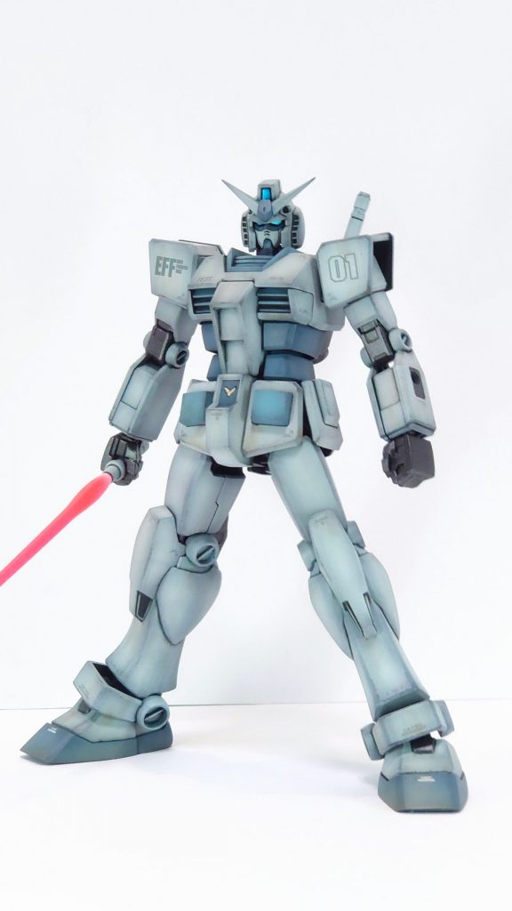 ビームサーベルは軽くグラデーション塗装してます。