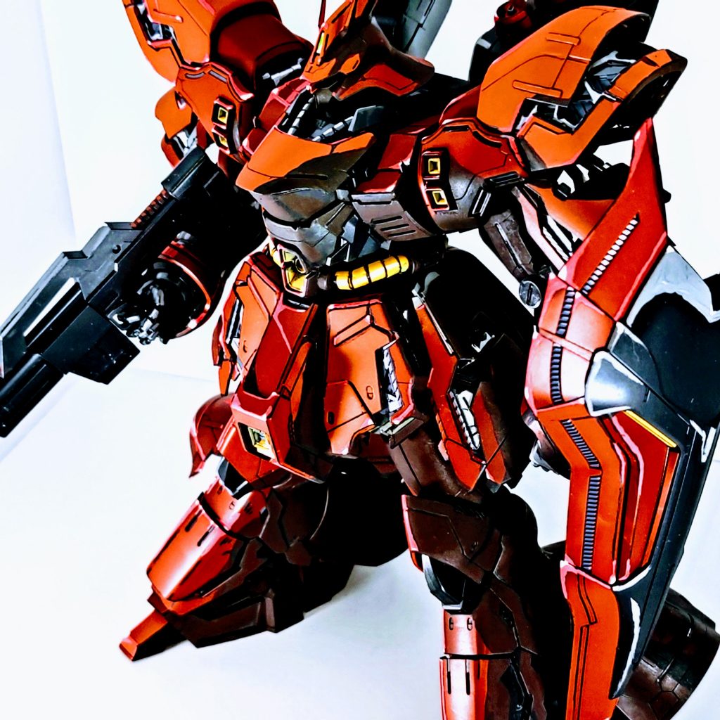 【イラスト風模型】MG サザビー Ver.Ka–5枚目/制作者：tkt