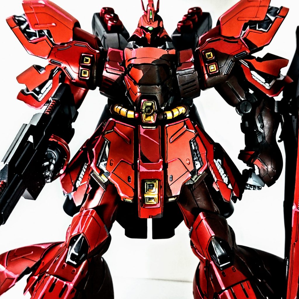 【イラスト風模型】MG サザビー Ver.Ka–4枚目/制作者：tkt