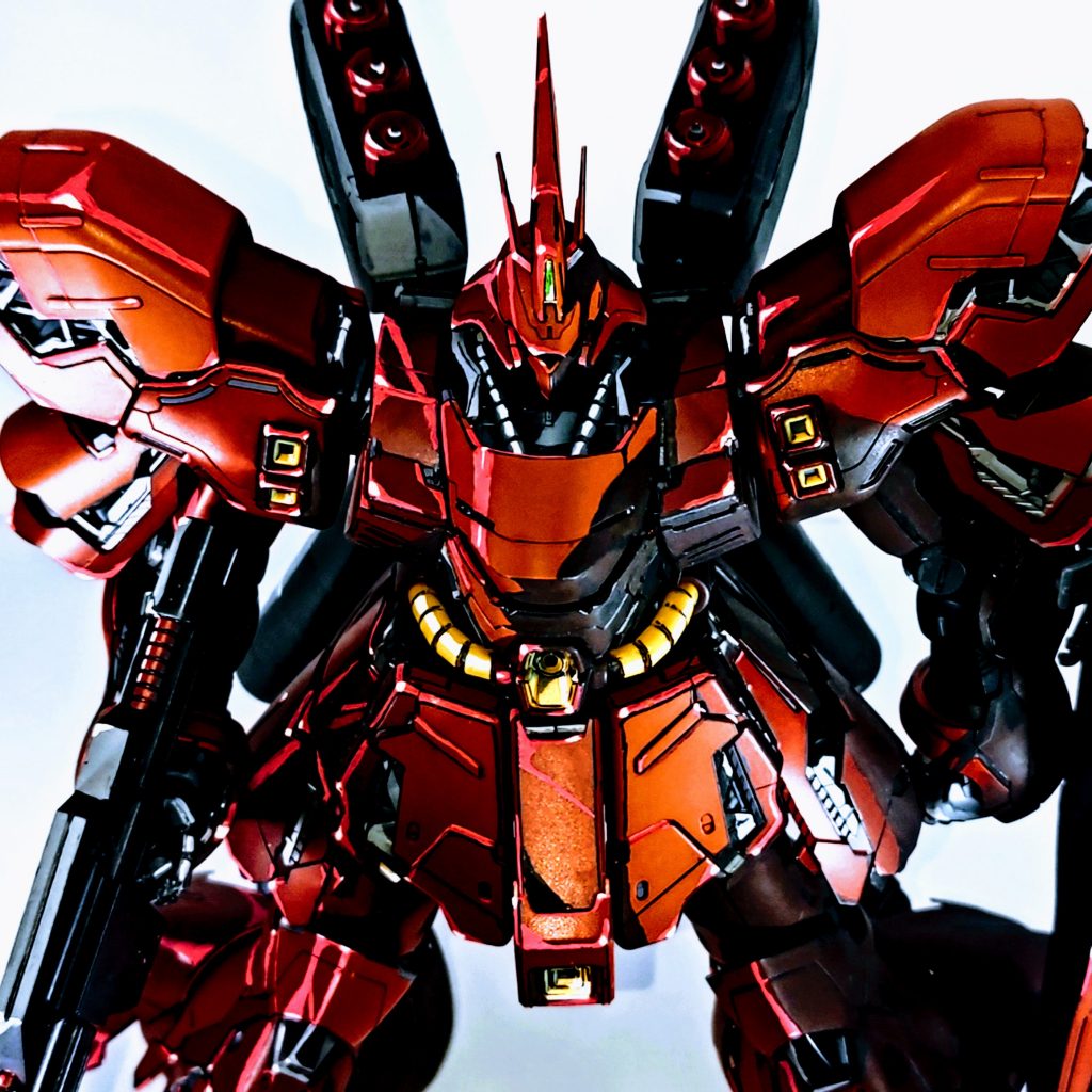 【イラスト風模型】MG サザビー Ver.Ka–3枚目/制作者：tkt