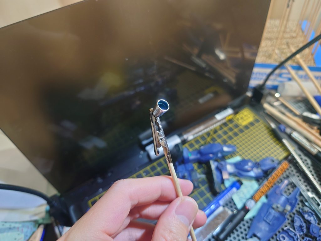 ぴかぴかに塗装しました。EXマーカー恐ろしや。