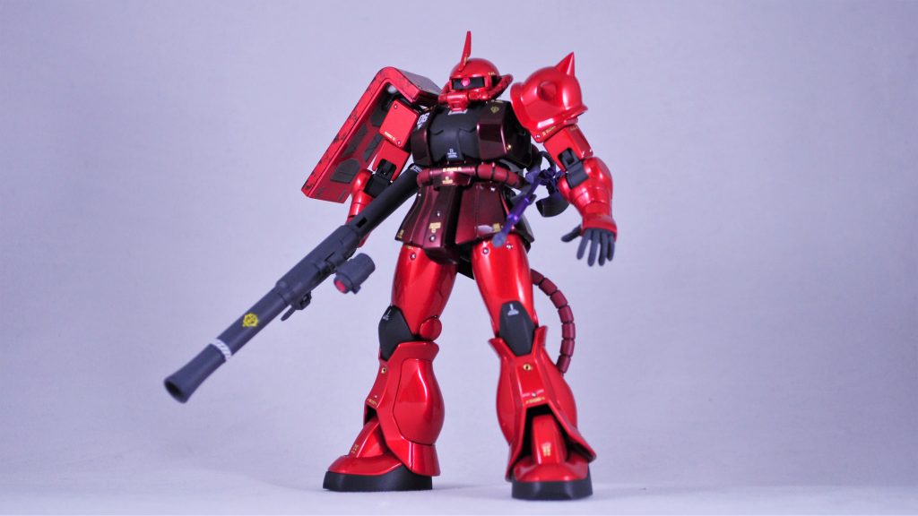 旧アニメ版を強く意識したデザインなので、かえってディテールを盛るようなこともしづらいなと思ってキャンディ塗装に。ちなみにGXメタルピーチの上にGXクリアルージュをかぶせてます。