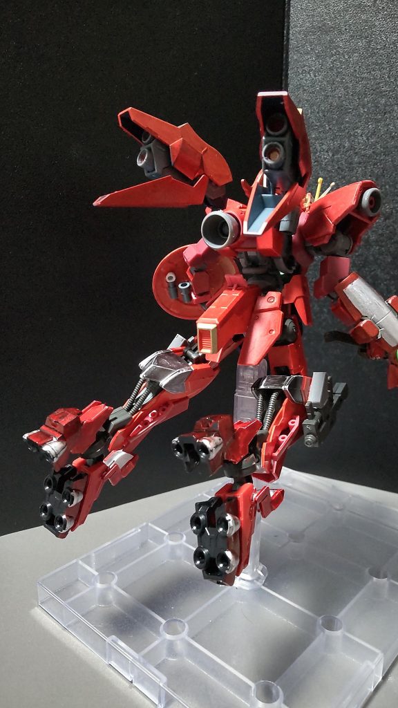 出力全開モードのリアビュー追加した漏影のブースターがアクセント。