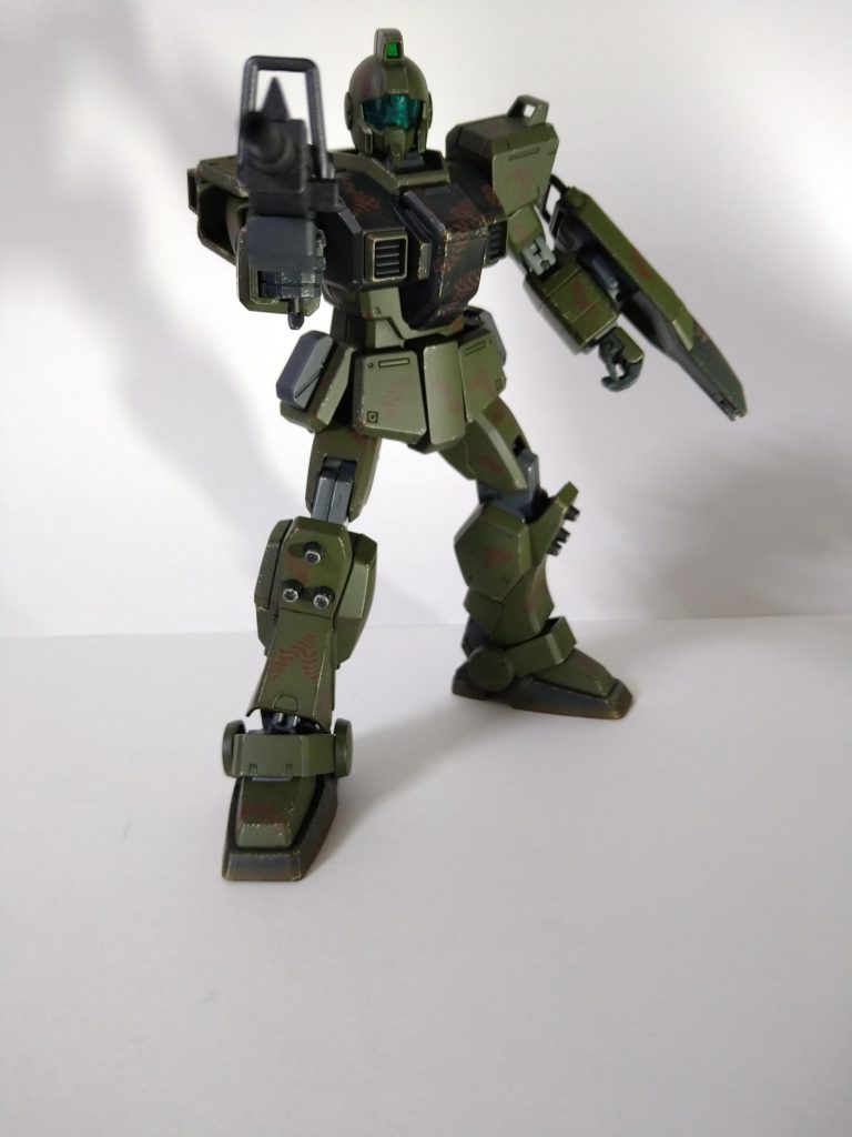 射撃シーン。やっぱりマシンガンですよね。