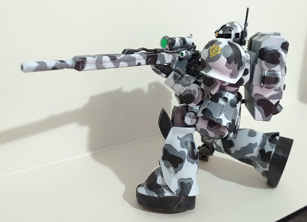 ザクⅠ　スナイパー　都市迷彩風–3枚目/制作者：gorimotsu