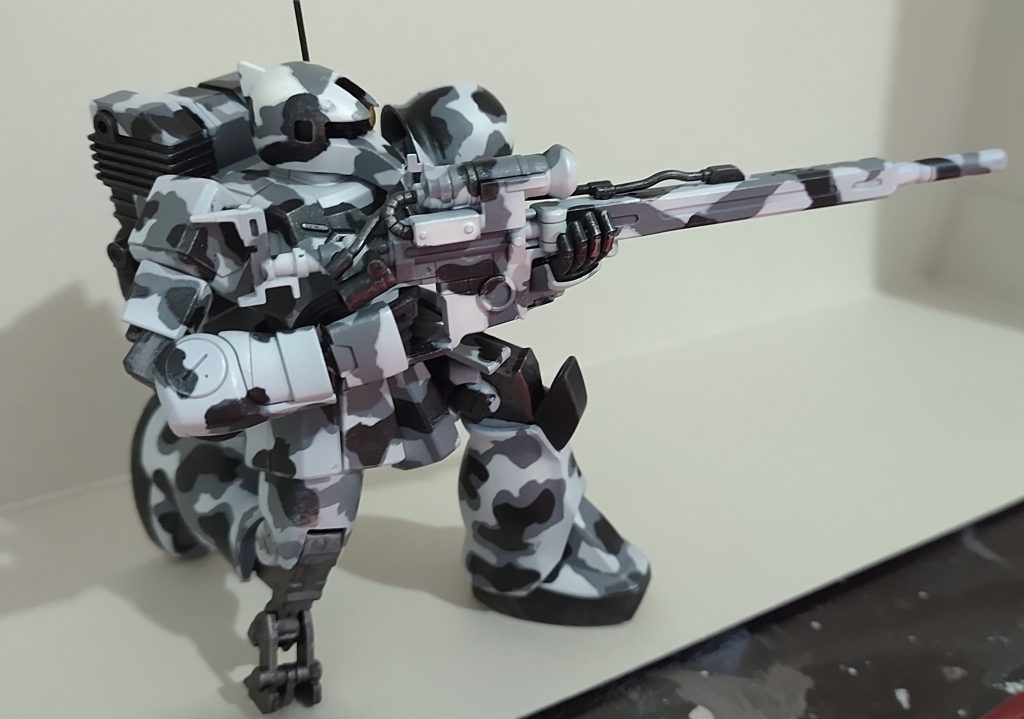 ザクⅠ　スナイパー　都市迷彩風–2枚目/制作者：gorimotsu