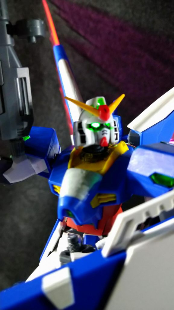 頭は大好きなMk-Ⅱもちろん電飾仕込んでます。細かいところ穴あけたりかなりキツかったです。1/100ならもうちっと楽なんだろうけど。。。