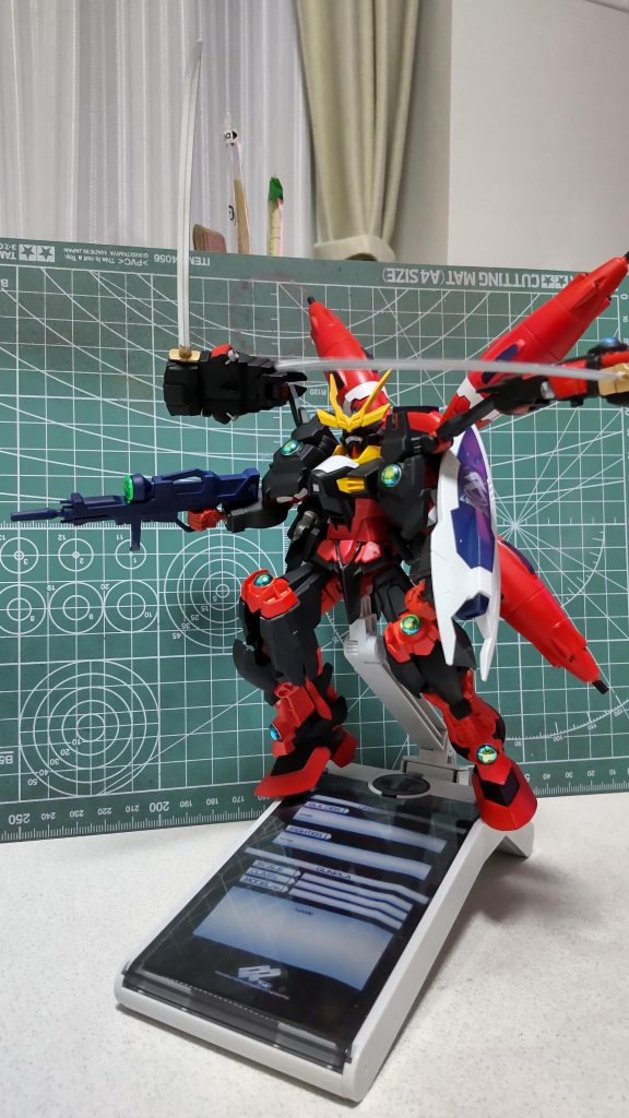 ポーズを取ったショットです。