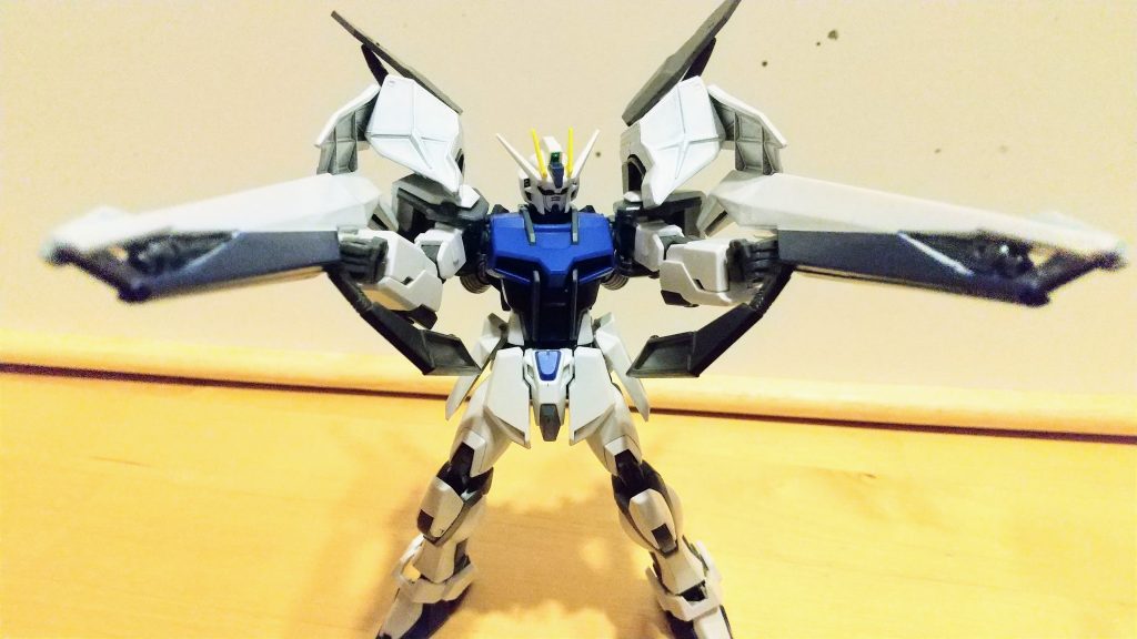 手では持てないが、ちょっとフリーダムっぽいポーズ