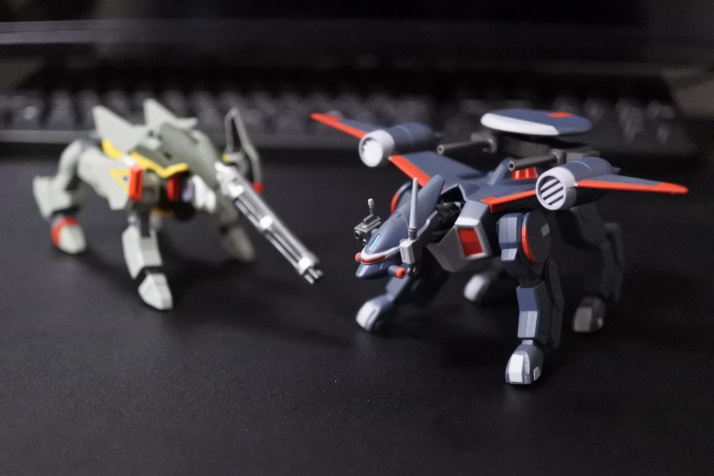 ライバル(?)のワイルドダガーと。マスキングがバリっと決まると気持ちいいですね。