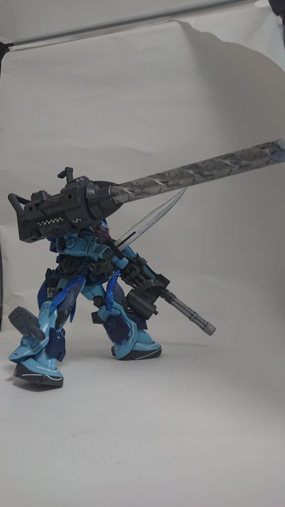 他はグフカスタムと同様の装備を装着してます。