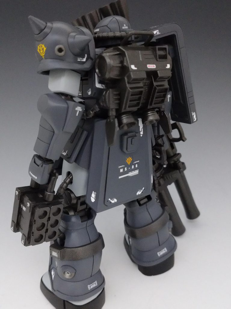 高機動型のバックパックですがジャンクで購入したはいいけどもて余してたので利用。プロペラントタンクは大きな移動をするでもないから今回はいらないかな?と追加しませんでした。