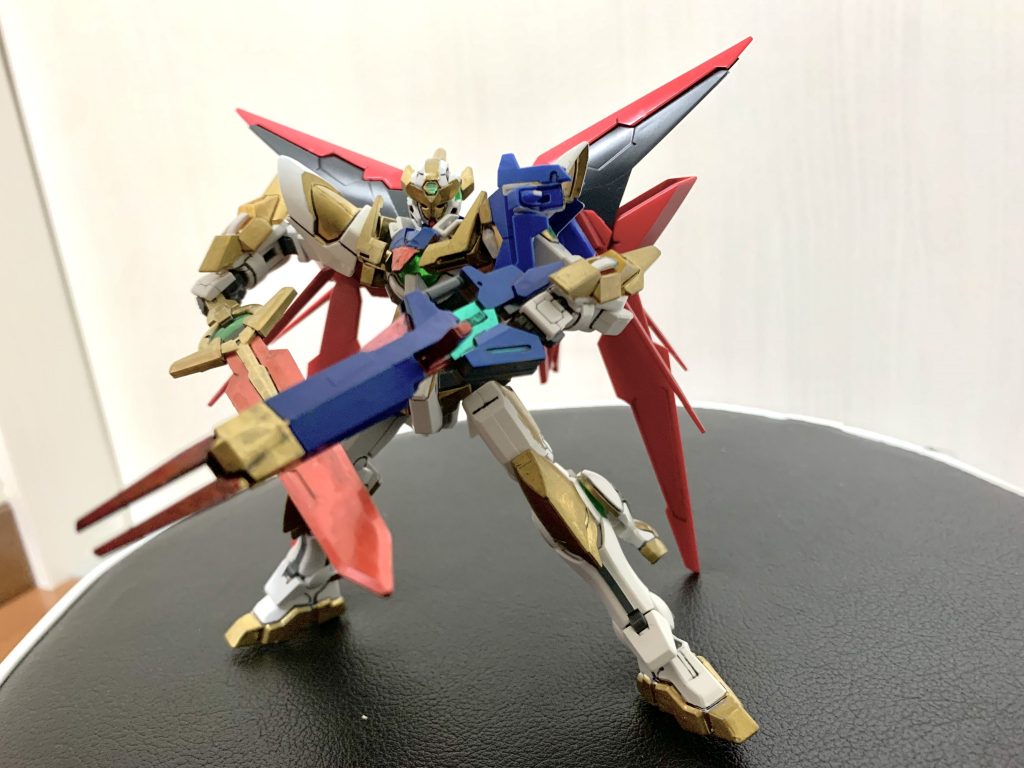 アメイジングエクシアベースなので2穴のバックパックは全て装備することができます！遊びの幅が広がりますね！ 閲覧、ありがとうございました！